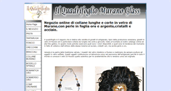 Desktop Screenshot of ilquadrifogliomanin.it